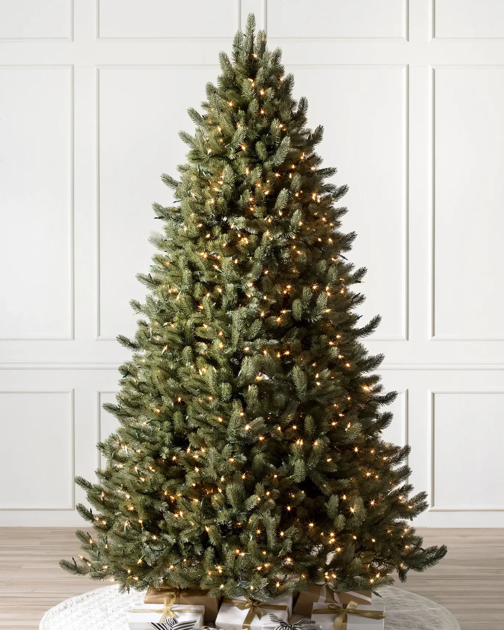 Árvore Natal Vermont Encantada LED: Galhos Densos, Luz Quente, Montagem Rápida