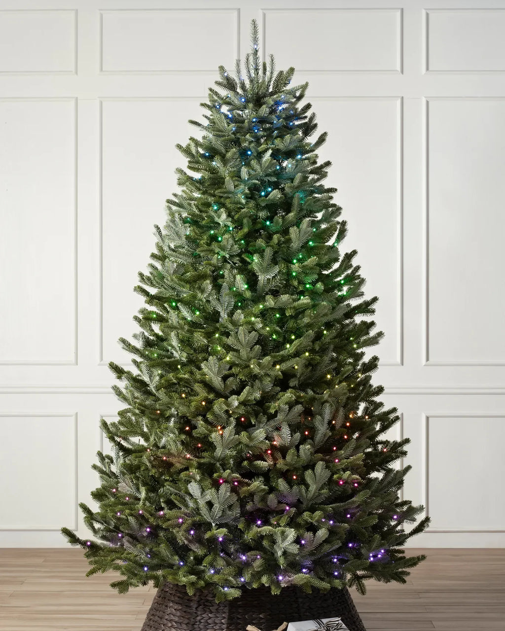 Árvore Natal Bosque Noel: LEDs Integrados, Galhos Luxuosos, Montagem Fácil