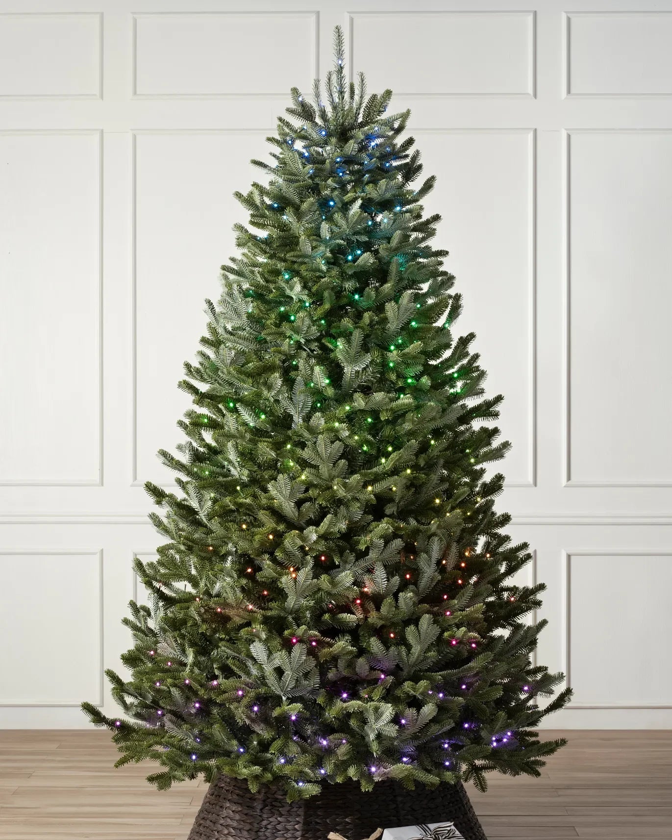 Árvore Natal Bosque Noel: LEDs Integrados, Galhos Luxuosos, Montagem Fácil