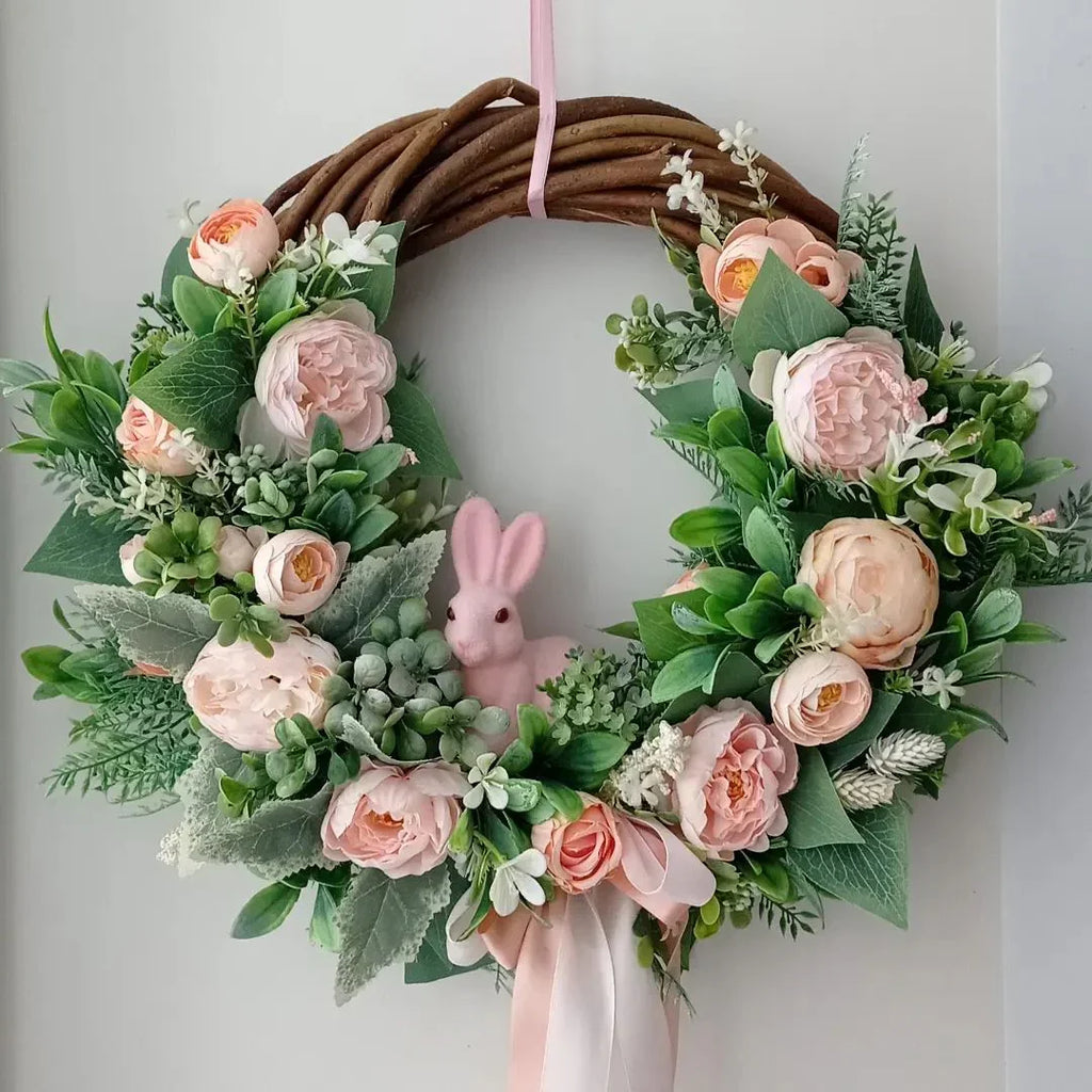 Guirlanda Natalina Decorativa 50cm Premium com Pinhas e Luzes LED