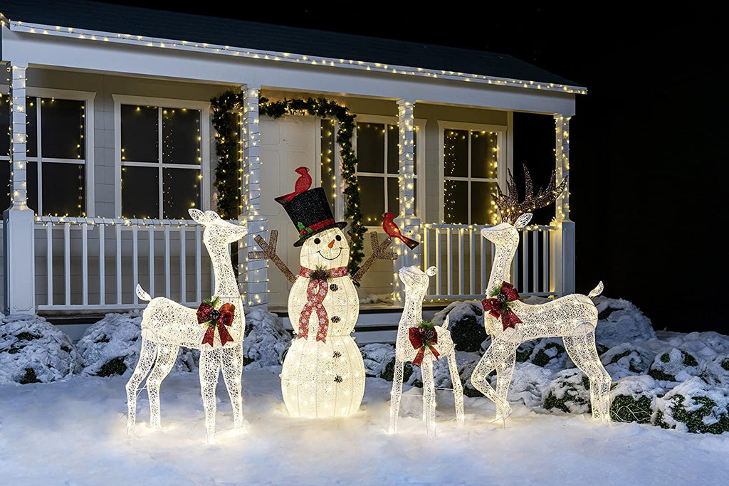Rena Natalina LED 1,52m Decoração Jardim Externa Interna Brilho Festivo Elegante
