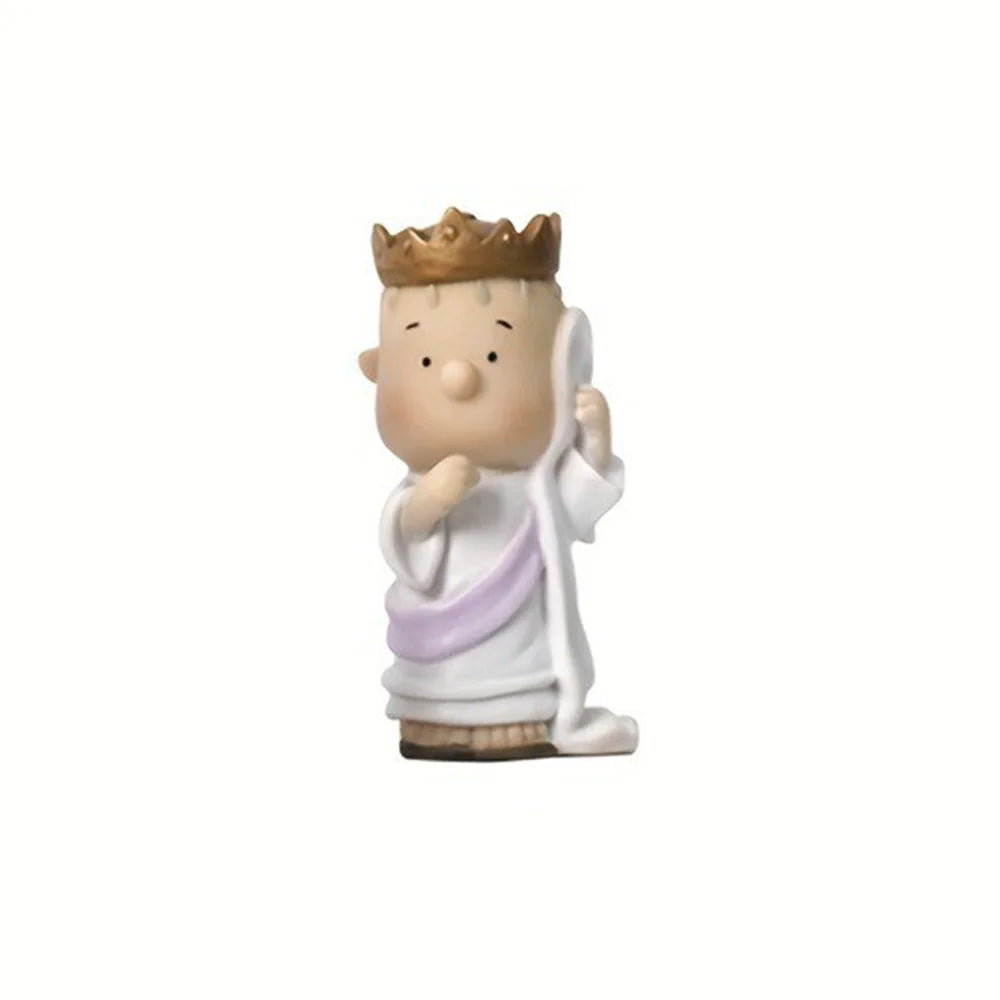 Conjunto Ornamentos Natalinos Resina Artesanais: Estatuetas Mágicas para Decoração de Natal