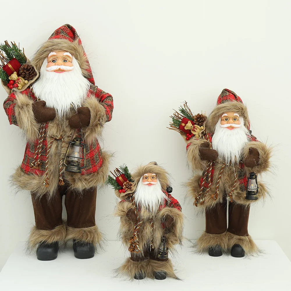Boneco Papai Noel Decorativo Natalino Premium: Enfeite Festivo para Casa e Presente