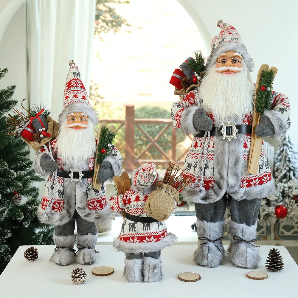 Boneco Papai Noel Decorativo Natalino Premium: Enfeite Festivo para Casa e Presente