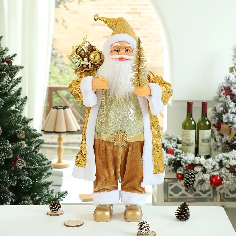 Boneco Papai Noel Decorativo Natalino Premium: Enfeite Festivo para Casa e Presente
