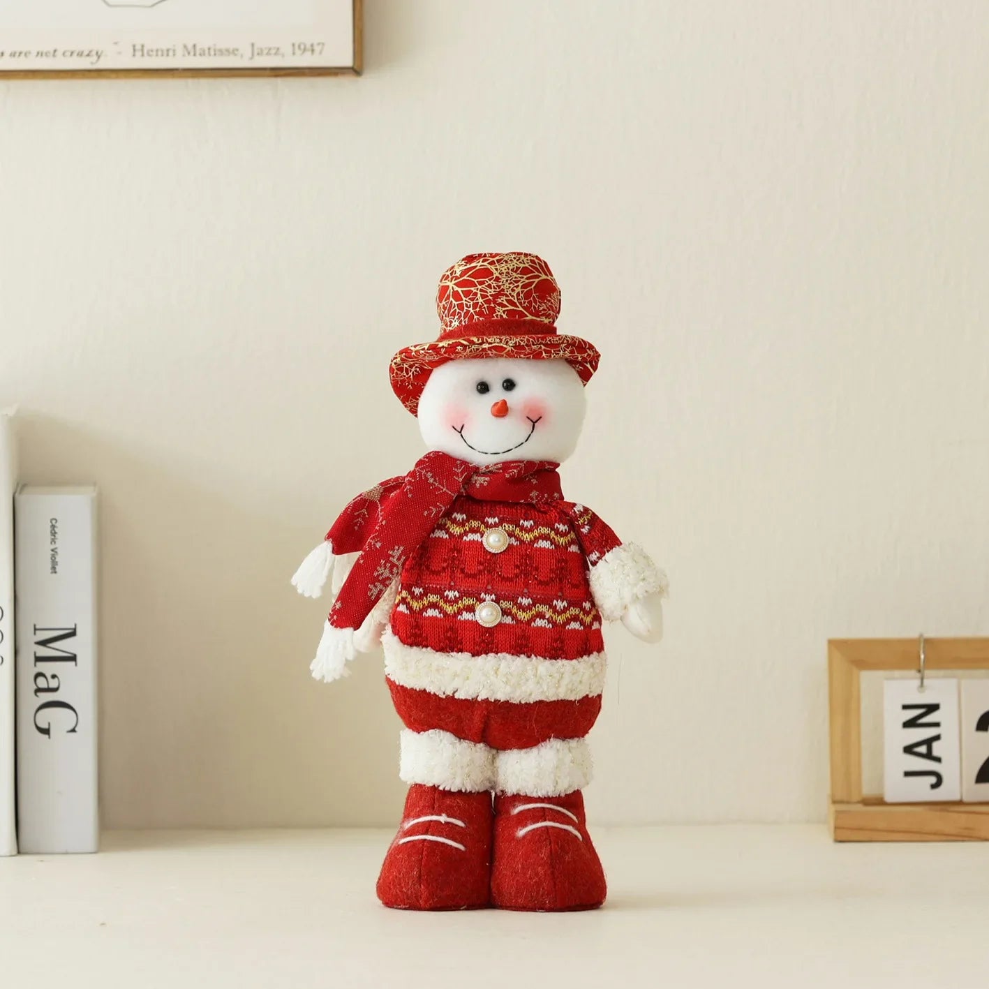 Enfeites Natalinos Retráteis Papai Noel Boneco Neve Rena Decoração Criativa Lar