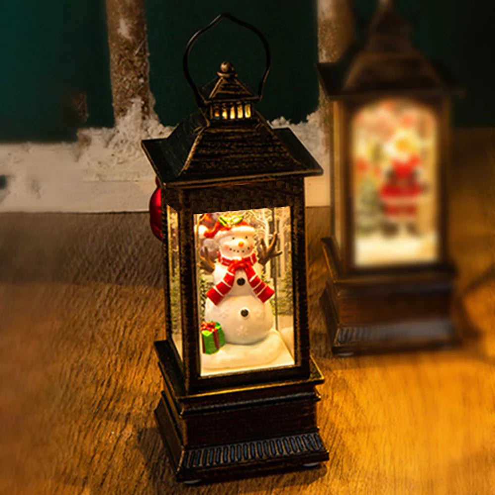 Luz Noturna Decorativa Natalina: Papai Noel, Boneco de Neve, Anjo, Árvore Mágica