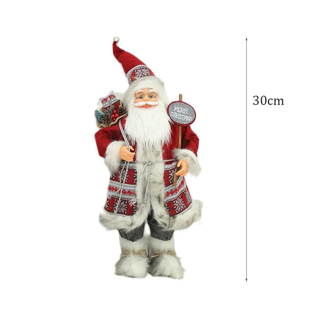 Boneco Papai Noel Decorativo Natalino Premium: Enfeite Festivo para Casa e Presente