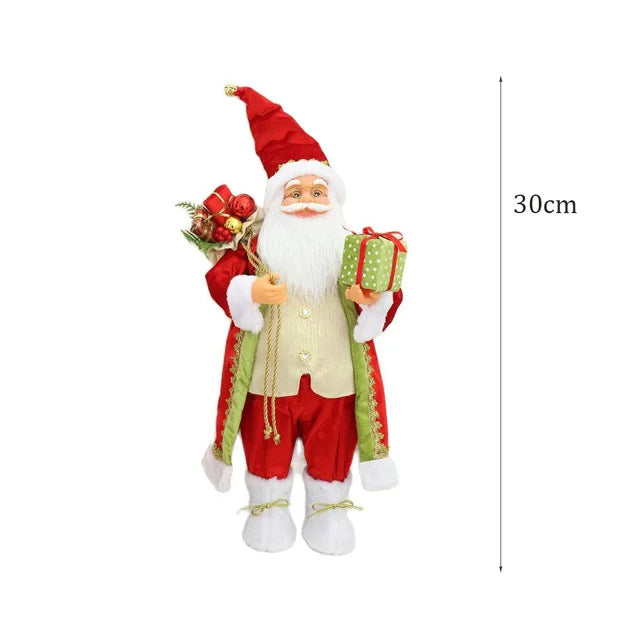 Boneco Papai Noel Decorativo Natalino Premium: Enfeite Festivo para Casa e Presente