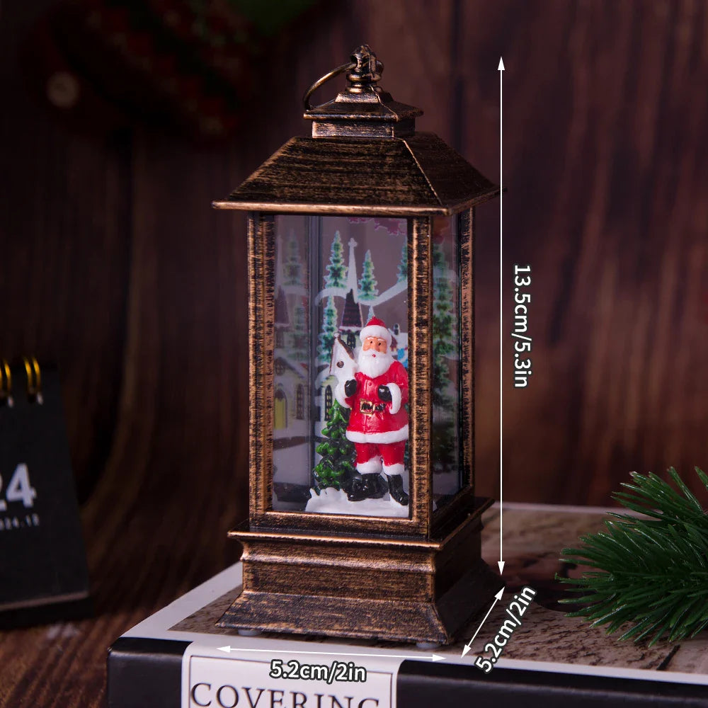Luz Noturna Decorativa Natalina: Papai Noel, Boneco de Neve, Anjo, Árvore Mágica