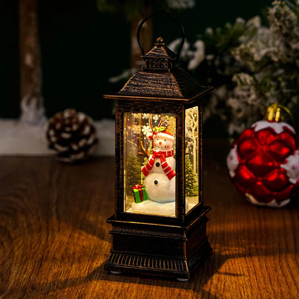 Luz Noturna Decorativa Natalina: Papai Noel, Boneco de Neve, Anjo, Árvore Mágica