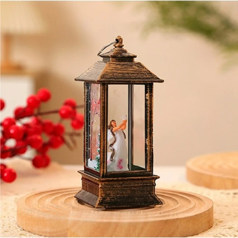 Luz Noturna Decorativa Natalina: Papai Noel, Boneco de Neve, Anjo, Árvore Mágica