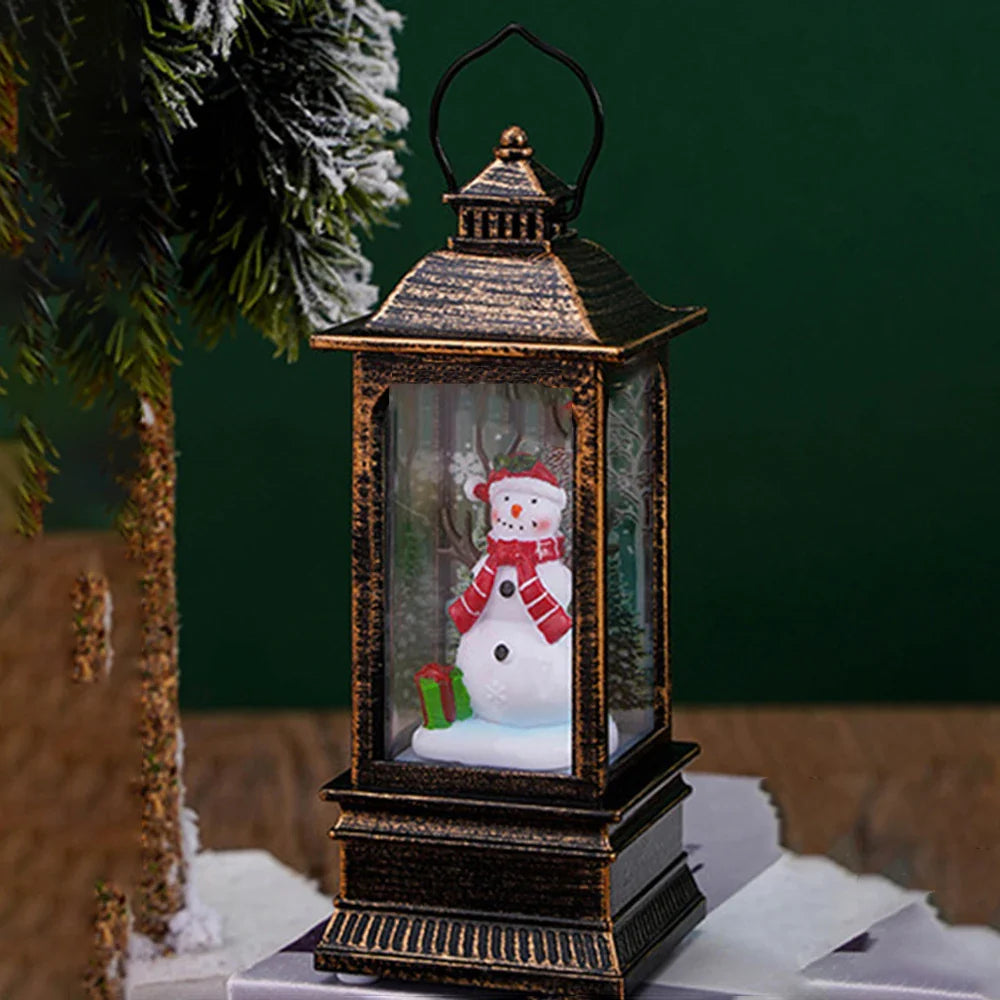 Luz Noturna Decorativa Natalina: Papai Noel, Boneco de Neve, Anjo, Árvore Mágica