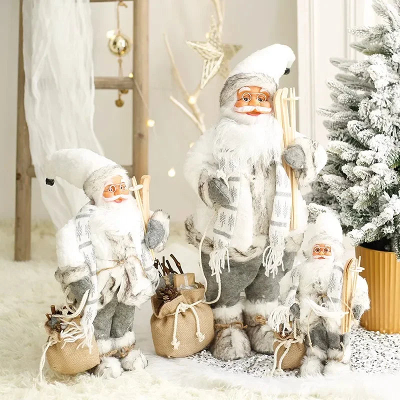 Boneco Papai Noel 60cm Luxuoso Decoração Natalina Encantadora Presente Perfeito Família