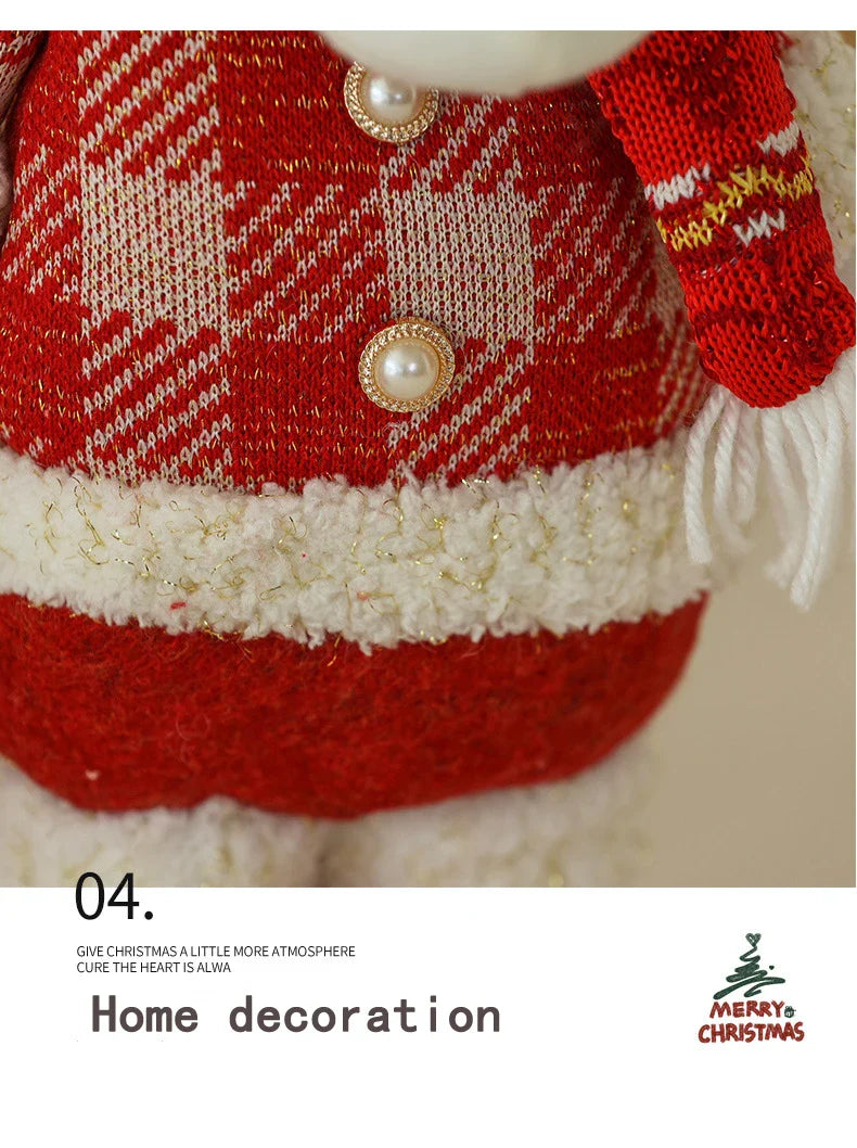 Enfeites Natalinos Retráteis Papai Noel Boneco Neve Rena Decoração Criativa Lar
