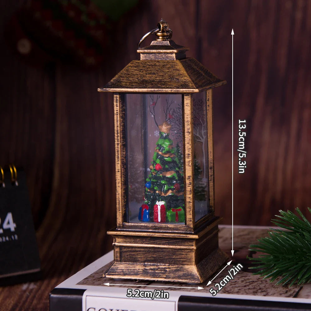 Luz Noturna Decorativa Natalina: Papai Noel, Boneco de Neve, Anjo, Árvore Mágica
