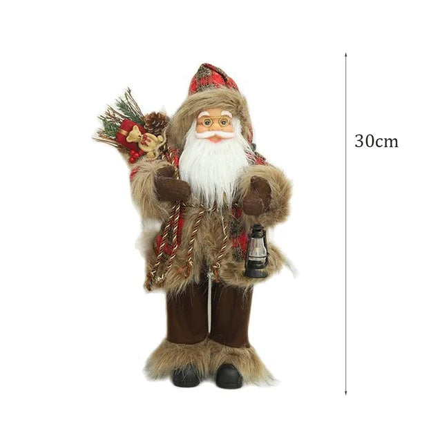 Boneco Papai Noel Decorativo Natalino Premium: Enfeite Festivo para Casa e Presente