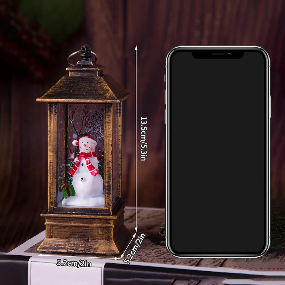 Luz Noturna Decorativa Natalina: Papai Noel, Boneco de Neve, Anjo, Árvore Mágica