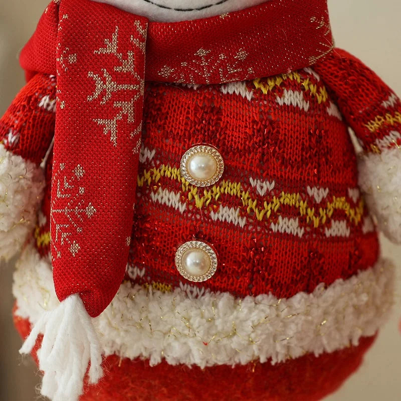 Enfeites Natalinos Retráteis Papai Noel Boneco Neve Rena Decoração Criativa Lar