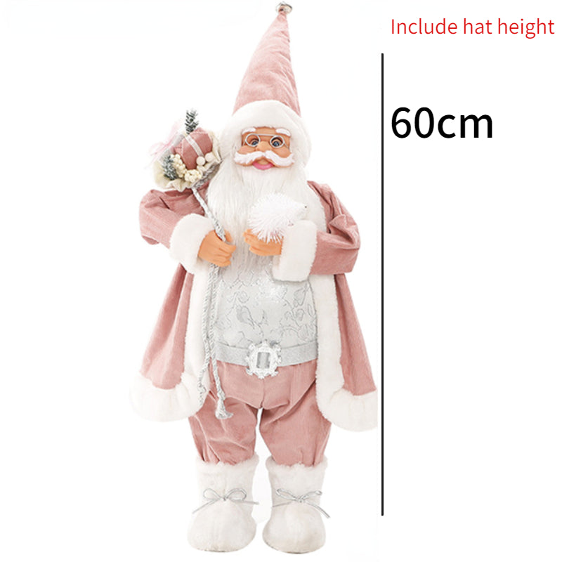 Boneco Papai Noel 60cm Luxuoso Decoração Natalina Encantadora Presente Perfeito Família