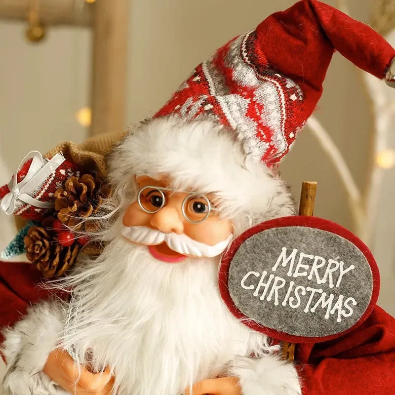 Boneco Papai Noel 60cm Luxuoso Decoração Natalina Encantadora Presente Perfeito Família