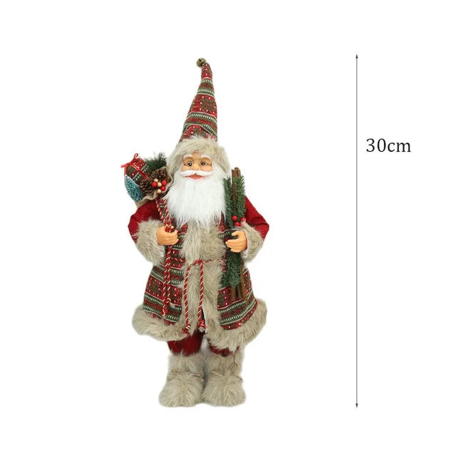 Boneco Papai Noel Decorativo Natalino Premium: Enfeite Festivo para Casa e Presente