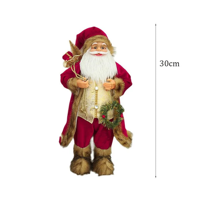 Boneco Papai Noel Decorativo Natalino Premium: Enfeite Festivo para Casa e Presente