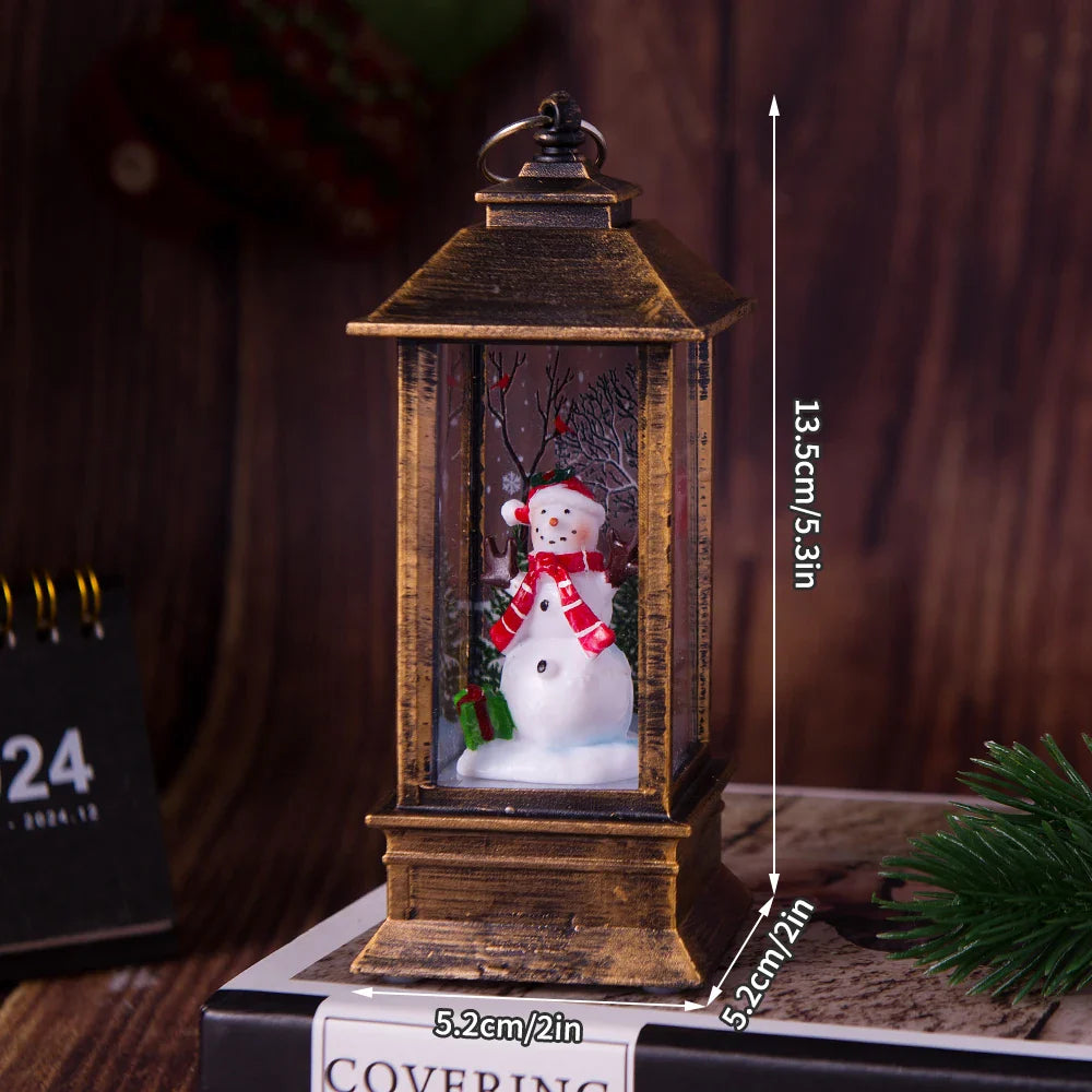 Luz Noturna Decorativa Natalina: Papai Noel, Boneco de Neve, Anjo, Árvore Mágica