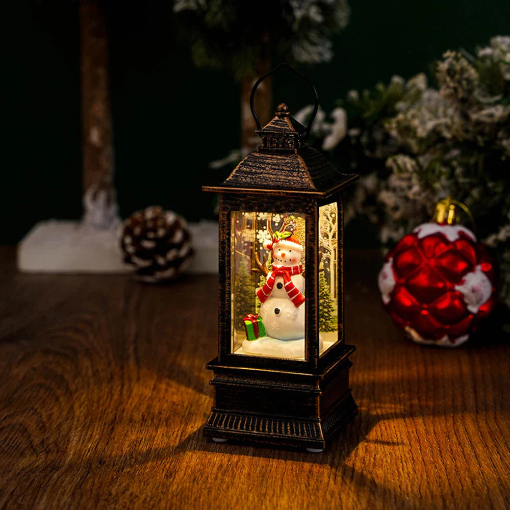 Luz Noturna Decorativa Natalina: Papai Noel, Boneco de Neve, Anjo, Árvore Mágica