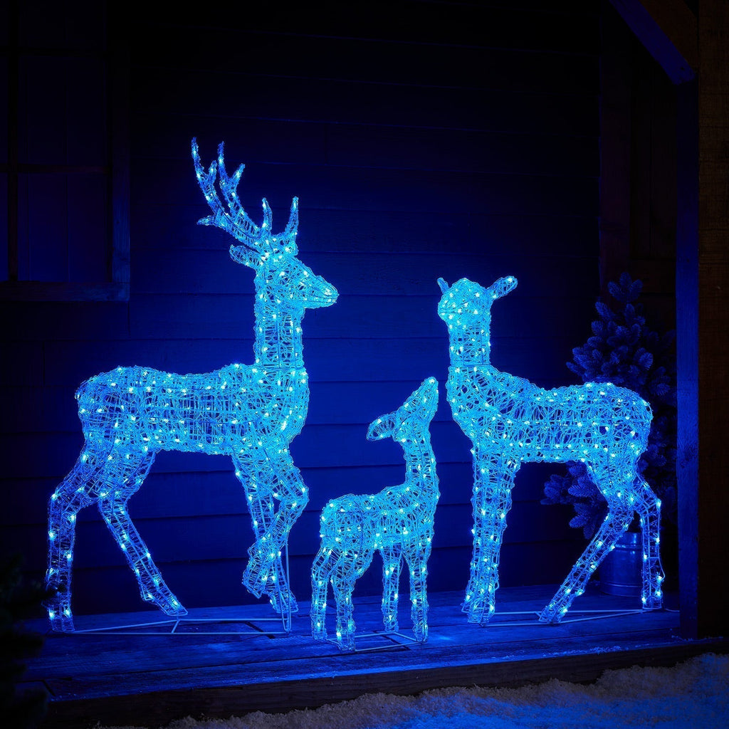 Renas Natalinas LED RGB Wi-Fi: Kit Decoração Mágica Exterior Interior